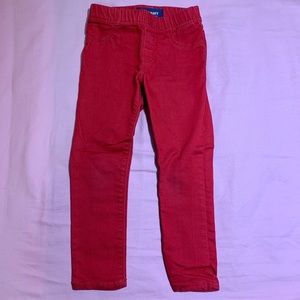 Old Navy kids Red Jeggings
